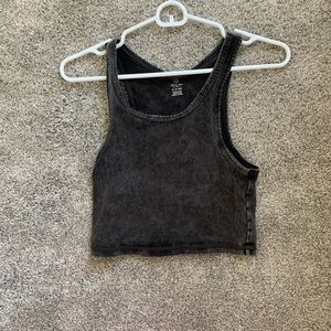Arie cropped racer back tank